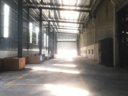 Completed industrial extension interior