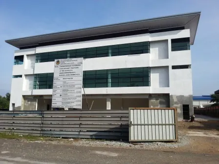 Office block construction