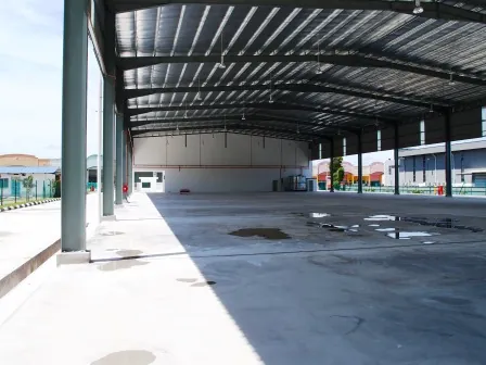 Completed production-floor interior