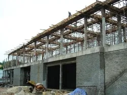Reinforced-concrete and steel building works