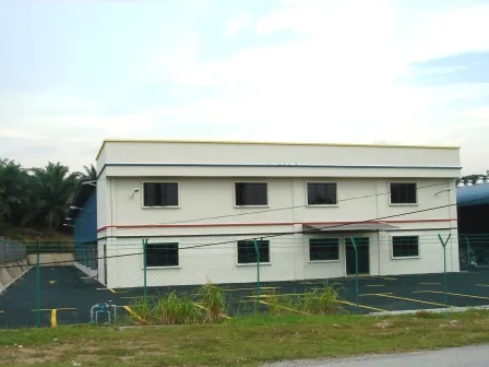 Completed office and factory facility