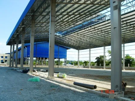 Large-span structural steel frame