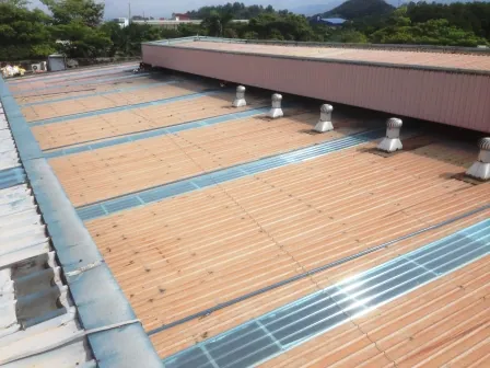 Roofing replacement works